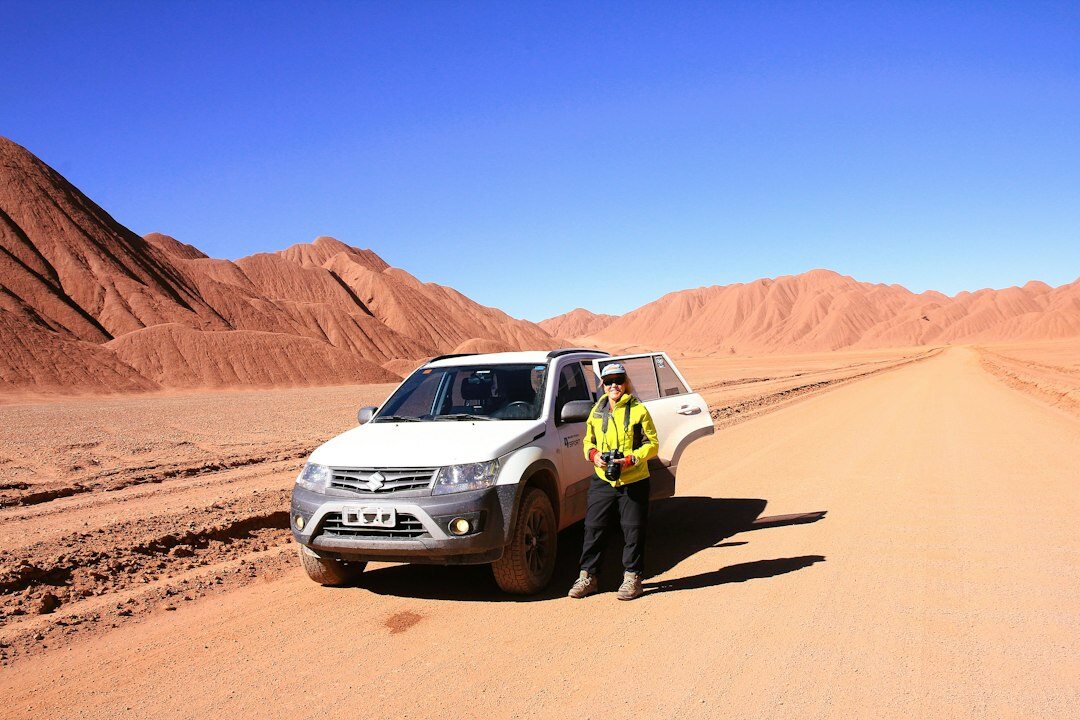 Portrait of an Argentinian male automotive researcher and archivist in his 50s