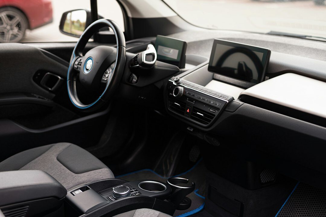 electric car interior