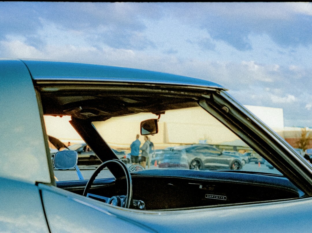 people at car show