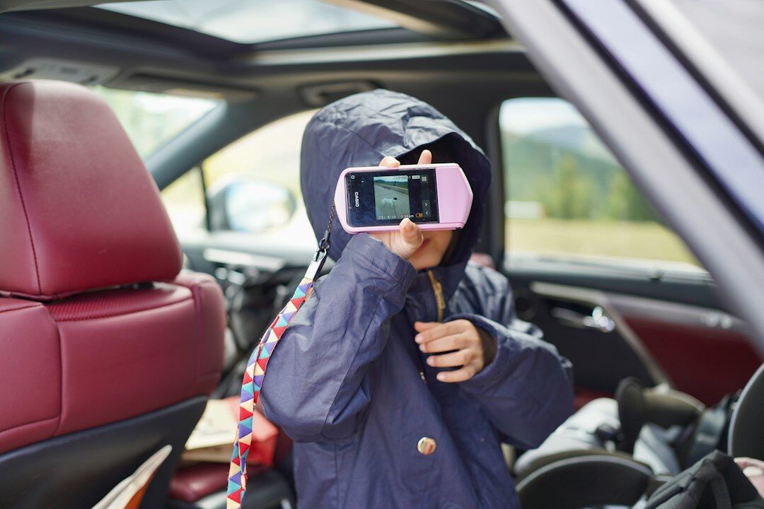 family road trip car